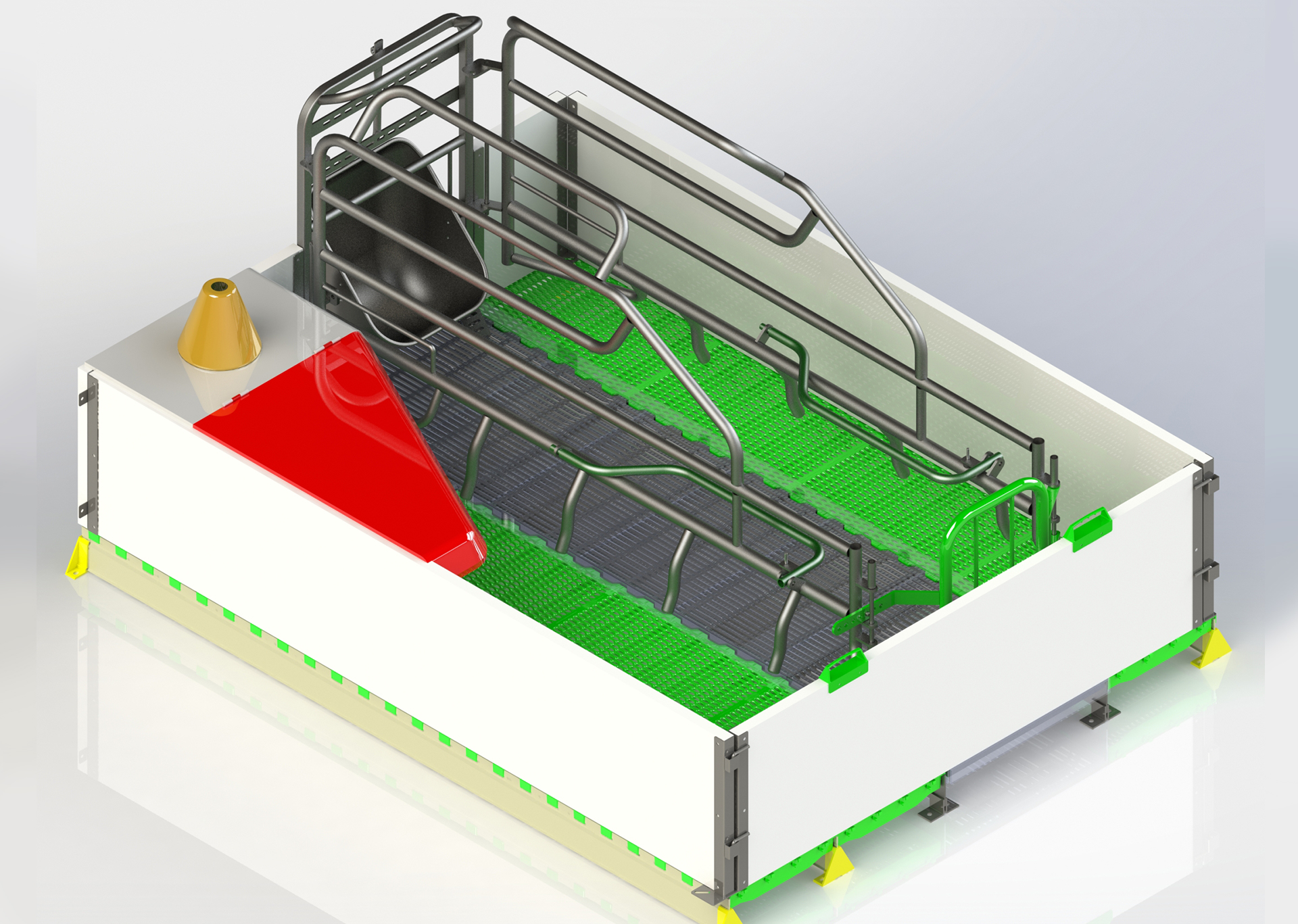 gabbia da parto standard