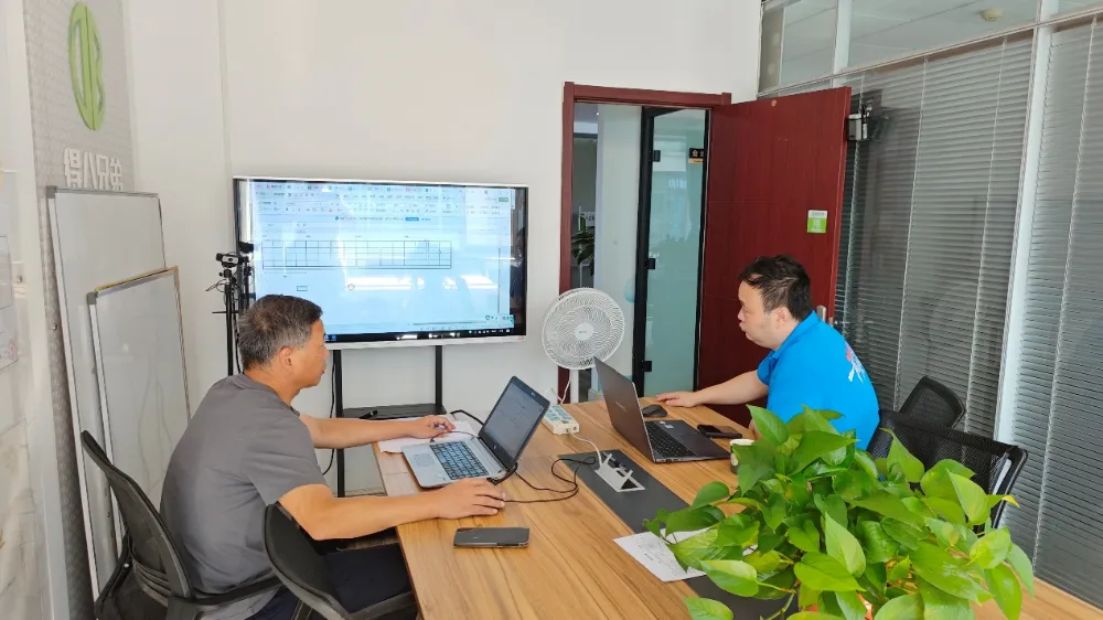 Il team di Debabrother conduce discussioni approfondite sulla soluzione personalizzata per la costruzione di allevamenti di suini per un cliente sudafricano
